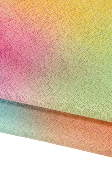 5 premium METALLIC printed leather pieces, colorful italian skins with animal and geometrical textured perfect for DIY projects