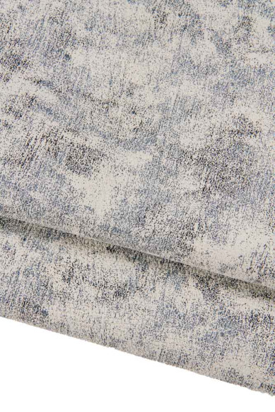 Assortimento di pellami GRIGIO acciaio, set di 3 pelli laminate stampate come da foto, ideale per hobbisti