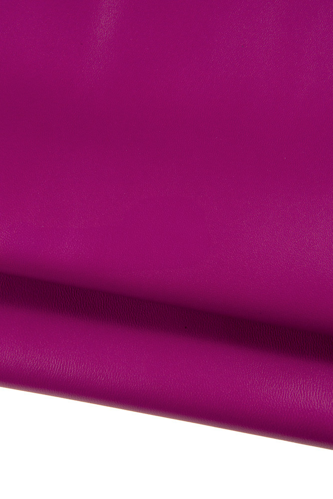 Set of 2 PINK and plum purple leather...