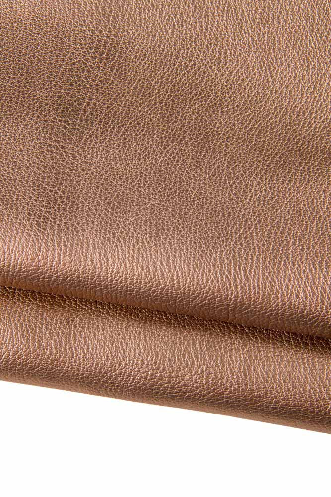 Pink luxurious METALLIC goatskins,...