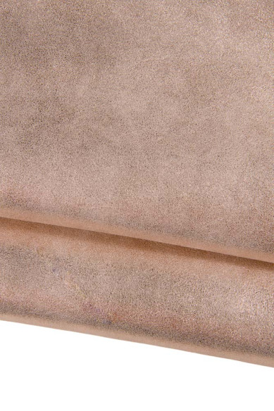 Pelli rosa LAMINATE raffinate, set di 2 pellami metallizzati morbidi alta qualità ideali per creazioni eleganti