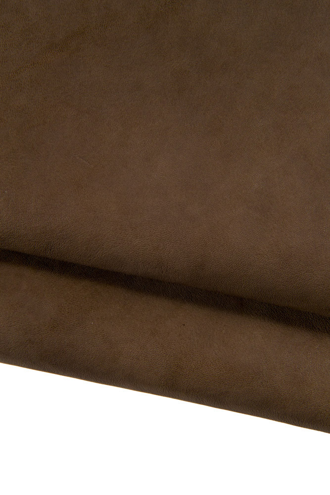 Mix of 4 BROWN leather hides,...