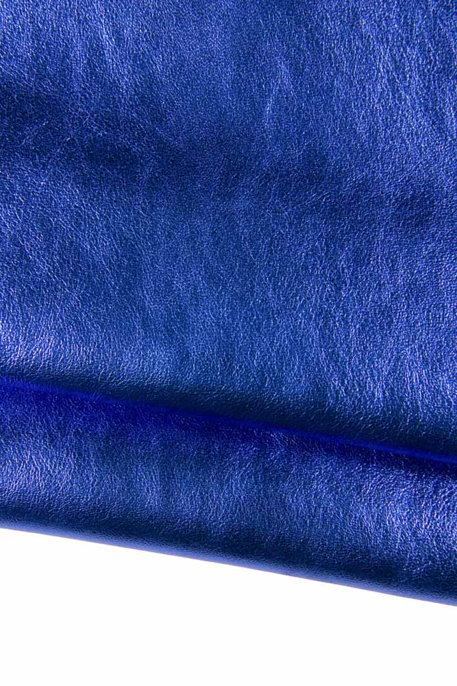 3 BLUE matching leather skins,...