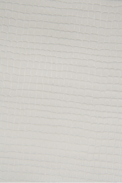 Off white CROCODILE embossed leather hide, soft matt croc printed cowhide, genuine cowhide ideal for handcrafting