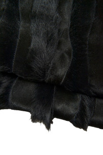 Pelle CAVALLINO nero pelo...