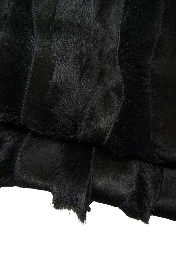 Pelle CAVALLINO nero pelo corto e...