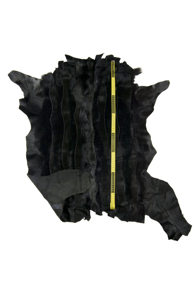 Pelle CAVALLINO nero pelo corto e...