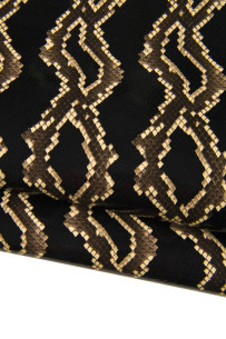 Pelle stampa PITONE lucida,...