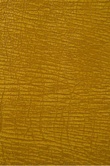 Pelle rustica stampa simil ELEFANTE, vitello morbido giallo ocra e marrone, pellame vintage 1.5 - 1.7 mm