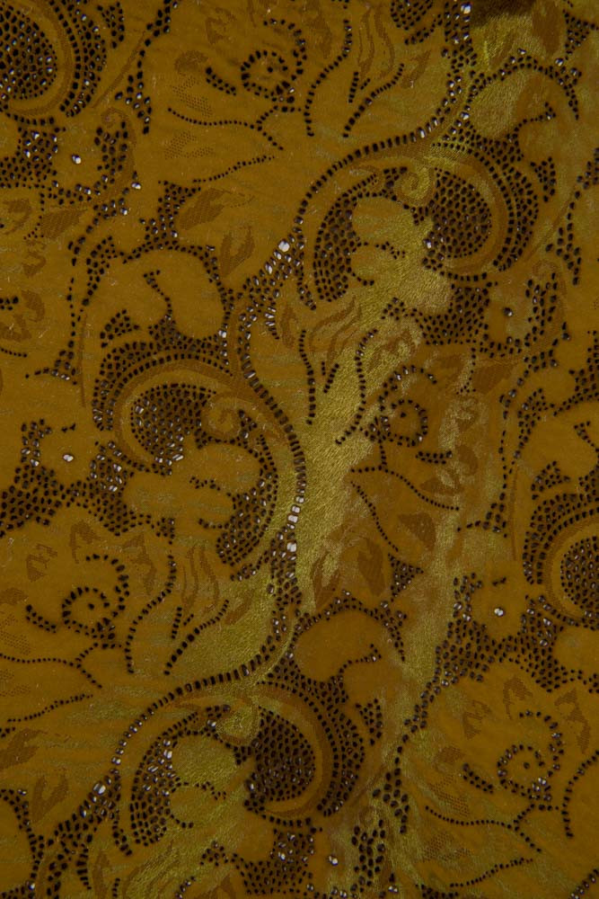 FLORAL printed hair on leather hide,...