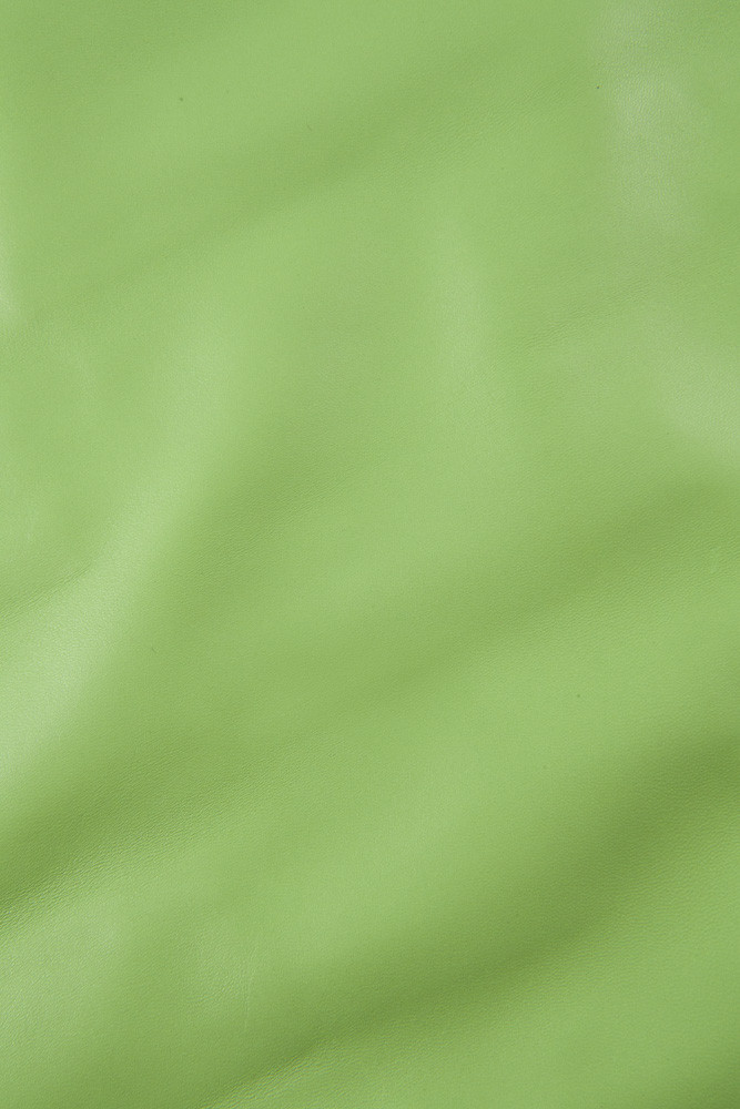 Pea GREEN smooth leather hide, soft...