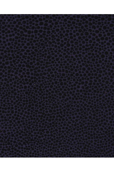 Pelle stampa RAZZA blu nero, capra scamosciata stampa FLOCK, pellame animalier morbido 0.9 - 1.1 mm