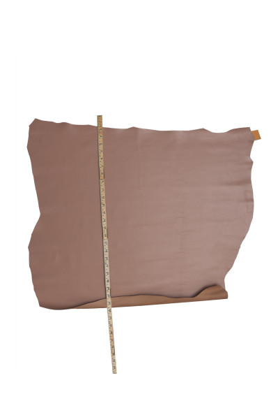 Pelle MORBIDA rosa carne, nappa liscia semi lucida, pellame di agnello 0.8 - 1.0 mm per artigiani e hobbisti