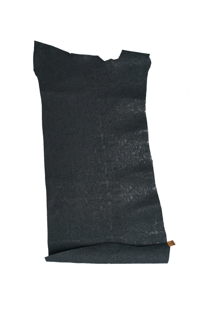 Pelle FLOREALE verde scuro, vitello...