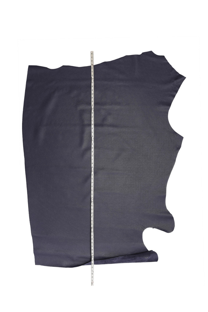 Pelle blu con GRANA piccola, vitello...