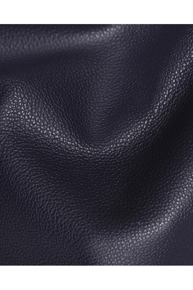 Blue GRAINY leather hide, tiny pebble...