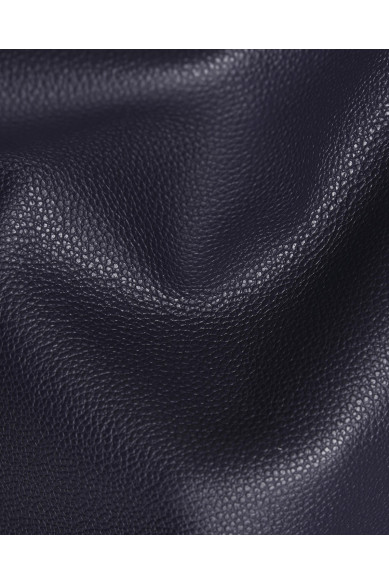 Blue GRAINY leather hide, tiny pebble grain printed cowhide, royal blue semi glossy soft calfskin, 1.4 - 1.6 mm
