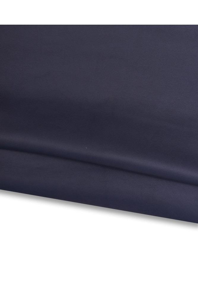 Pellame liscio blu, NAPPA morbida da...