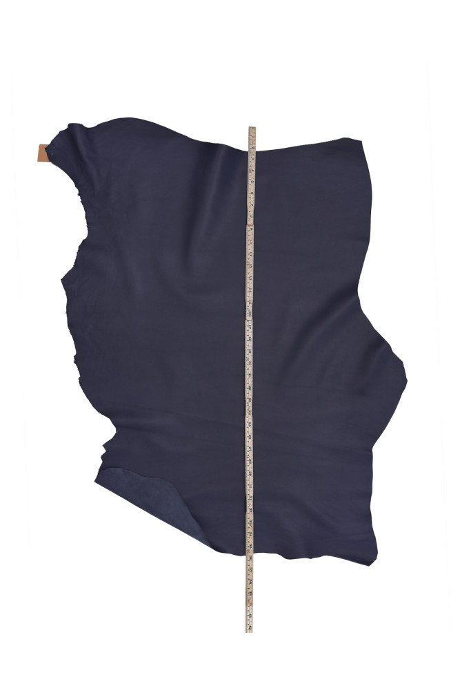 Pellame liscio blu, NAPPA morbida da...