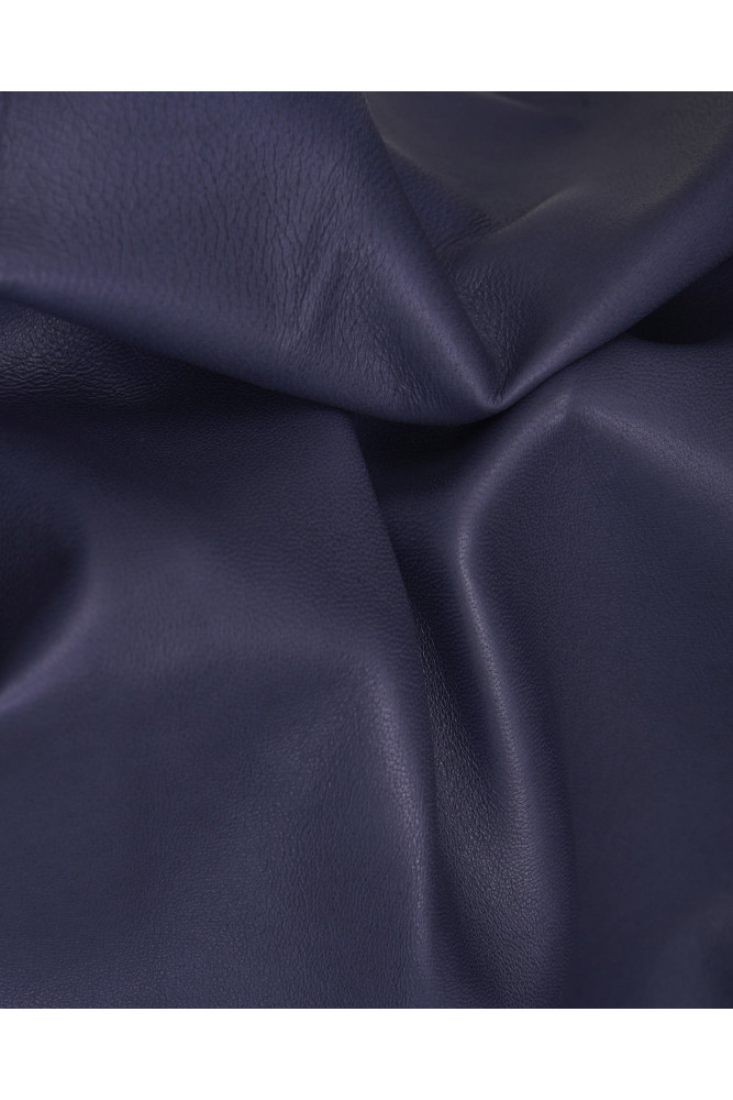 Pellame liscio blu, NAPPA morbida da...