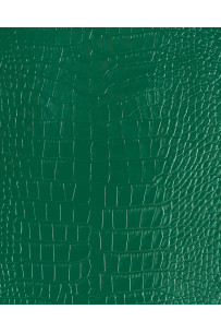 Green CROCODILE embossed... 2
