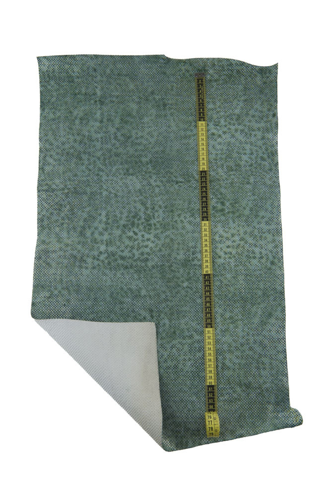 IRIDESCENT python printed leather...