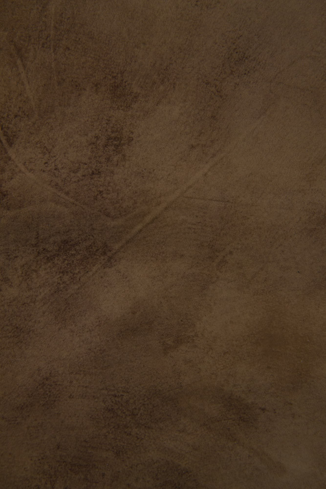 Brown SPORTY suede leather skin, tan...