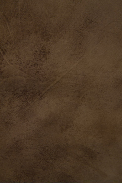 Brown SPORTY suede leather skin, tan aged distressef goatskin, soft vintage hide for hobbyists