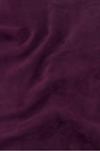 Deep purple SUEDE goatskin leather, good writing effect, soft hide 1.0 - 1.2 ideal for crafting