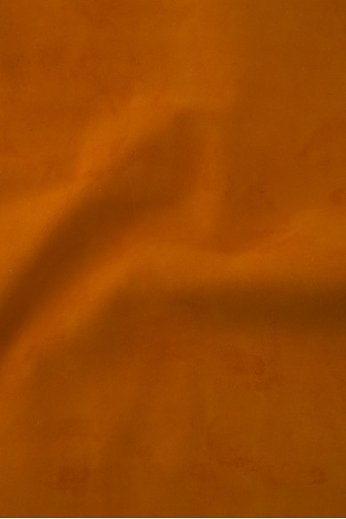 Orange SUEDE leather skin, bright soft goatskin hide, 0.8 - 1.0 mm, ideal for DIY projects