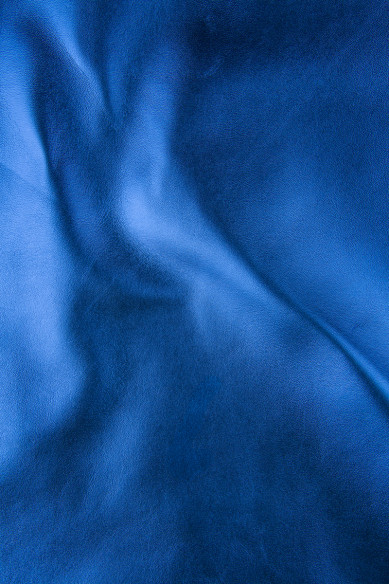 Bluette LEATHER skin, smooth metallic goatskin, electric blue soft hide for hobbyists 0.7 - 0.8 mm