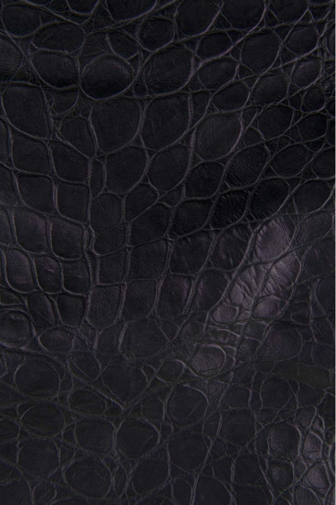 Pelle coccodrillo LAMINATA viola,...