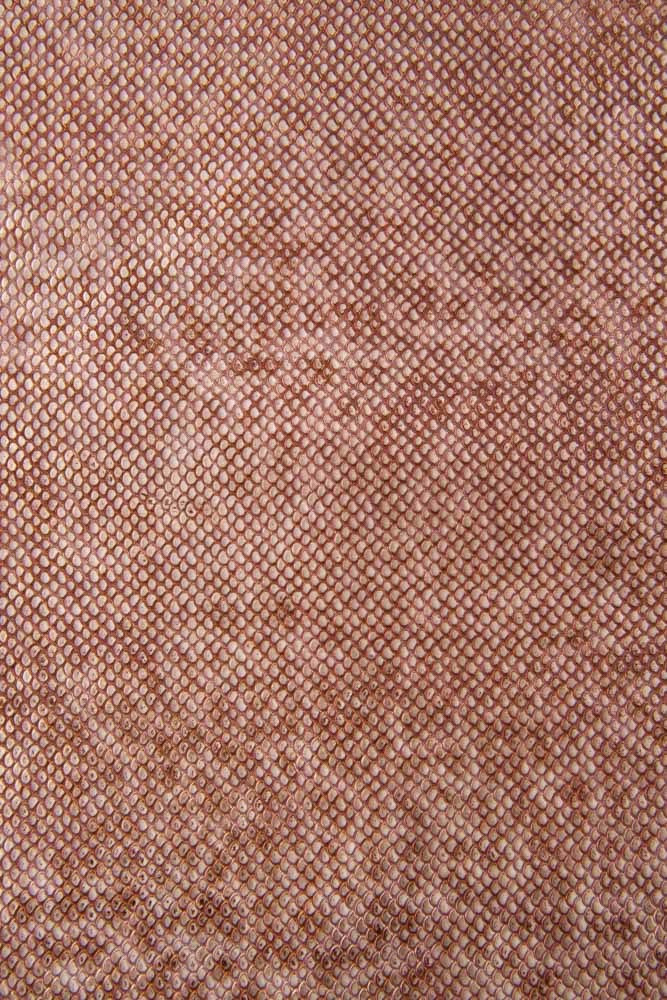 Metallic PYTHON leather hide, light...