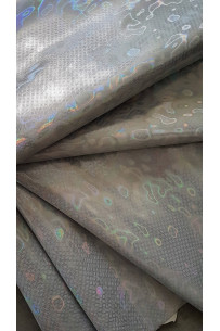 Silver HOLOGRAPHIC leather... 2