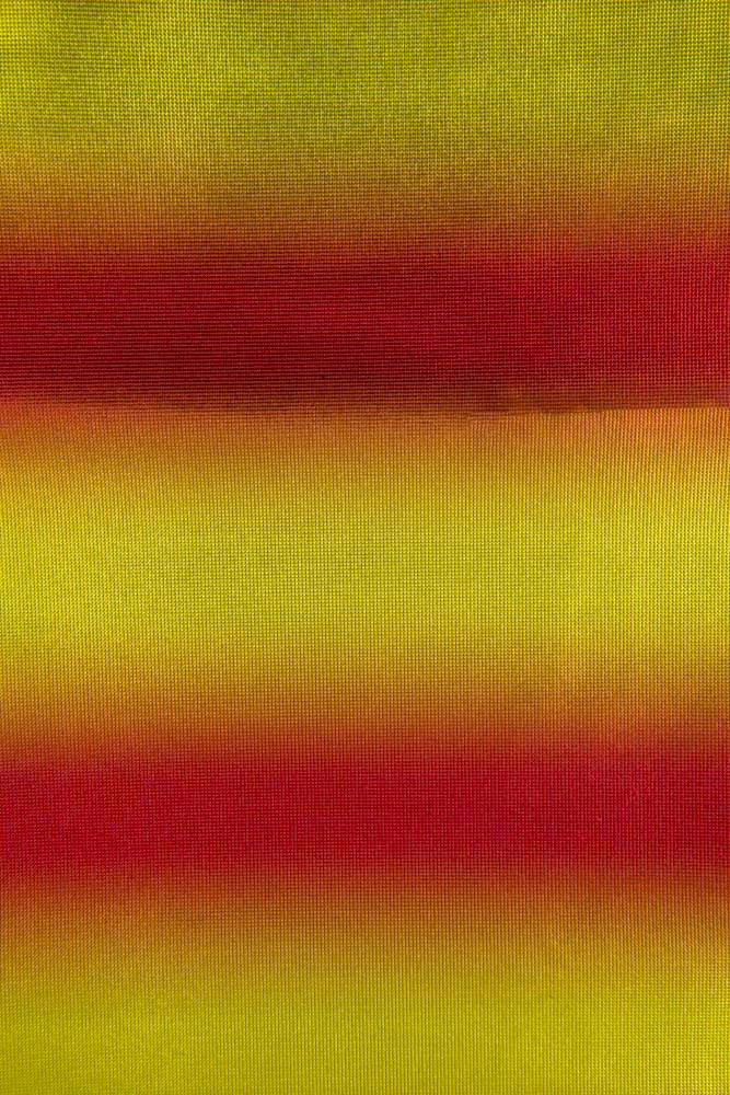 Pelle a RIGHE giallo rosso, capra...