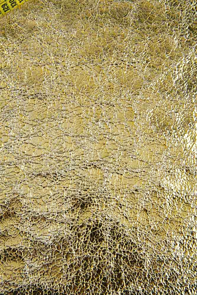 Pelle laminata oro stampa CRACKLE,...