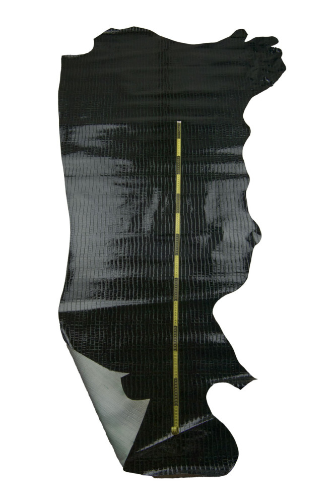 CROCODILE embossed leather hide,...