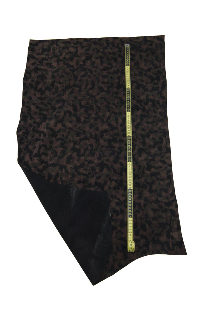 Pelle CAMOUFLAGE laminata, vitello...