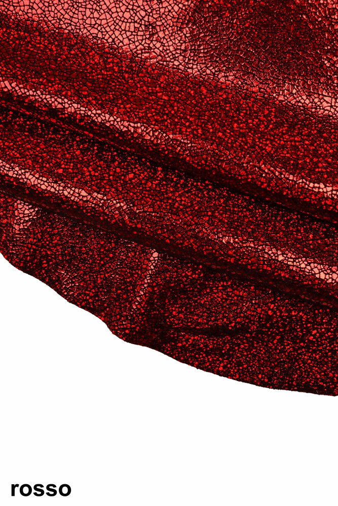 IRIDESCENT metallic leather hide,...