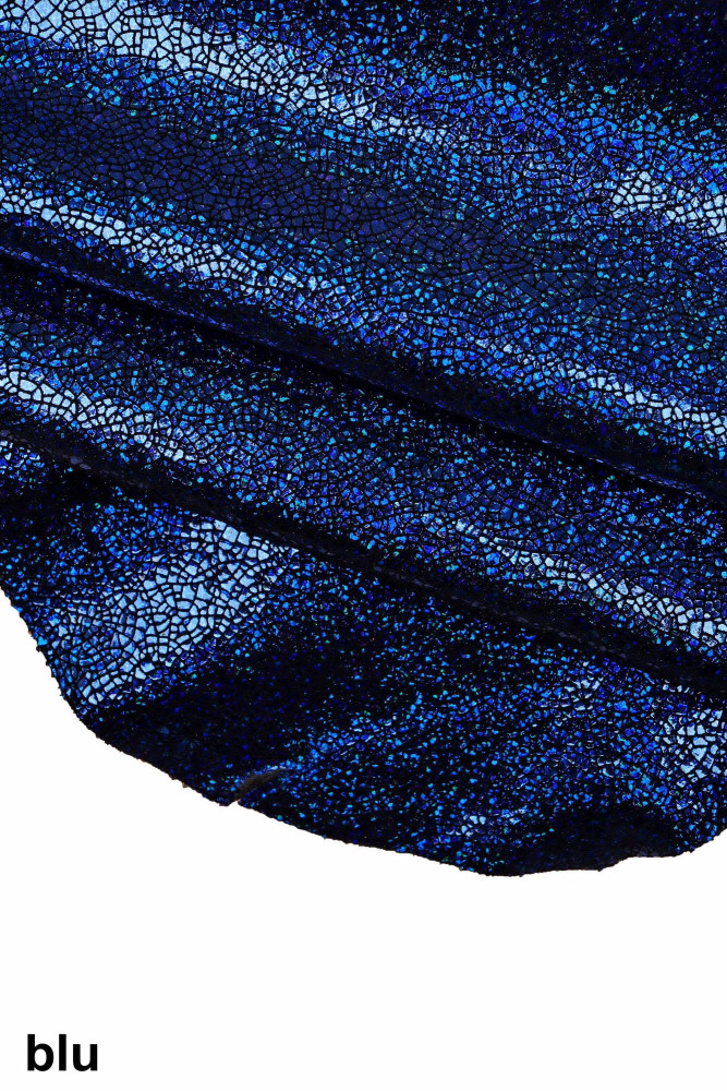 IRIDESCENT metallic leather hide,...