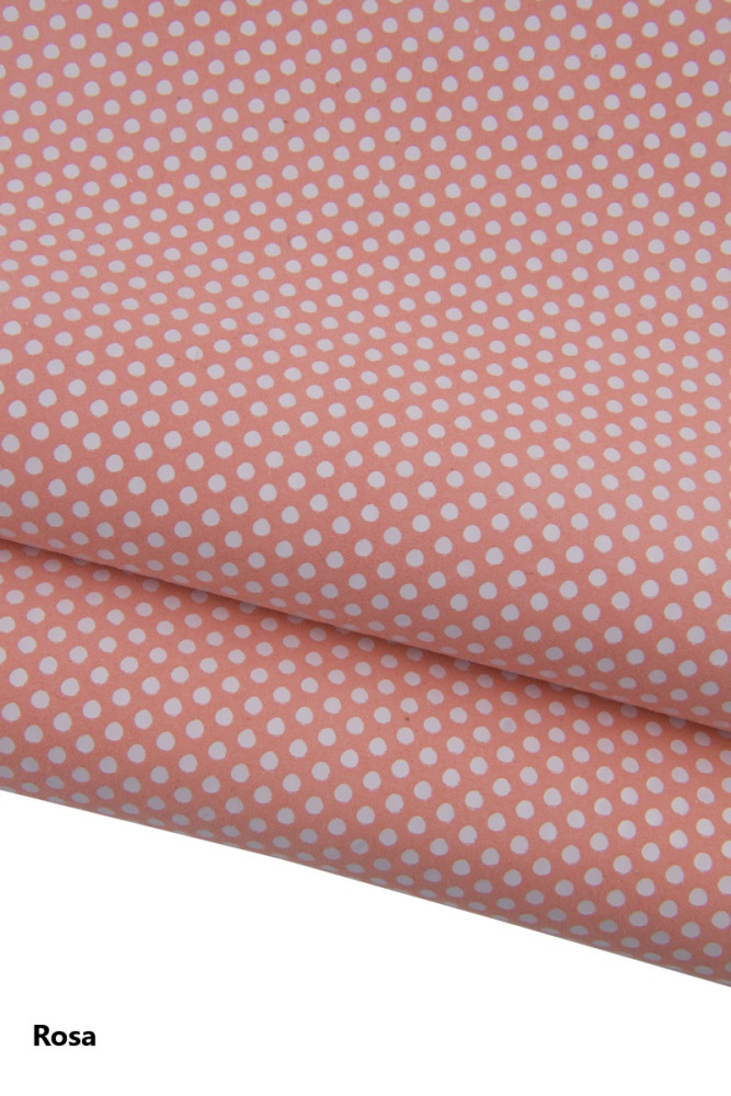 Polka DOT printed suede leather skin,...