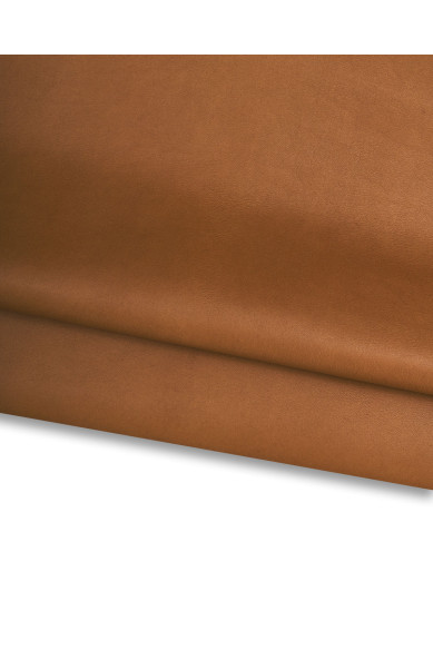 Pelle NAPPA cuoio, pellame agnello marrone, liscio e setoso, ideale per abbigliamento