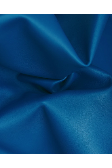 Pelle NAPPA azzurra sottile, pellame agnello azzurro liscio morbido per abbigliamento e hobbisti