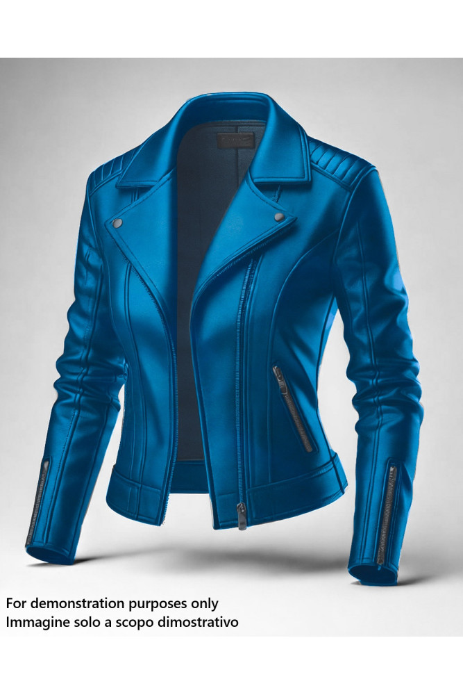 Light blue thin NAPPA leather hide,...