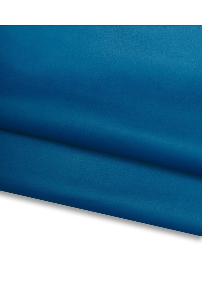 Light blue thin NAPPA leather hide,...