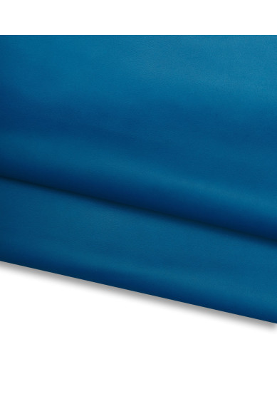 Pelle NAPPA azzurra sottile, pellame agnello azzurro liscio morbido per abbigliamento e hobbisti