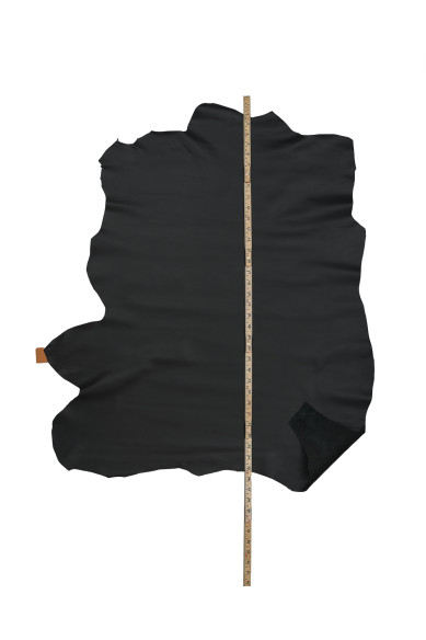 Nappa nera ABBIGLIAMENTO, pelle liscia morbida, semi lucida 0.5- 0.7 mm