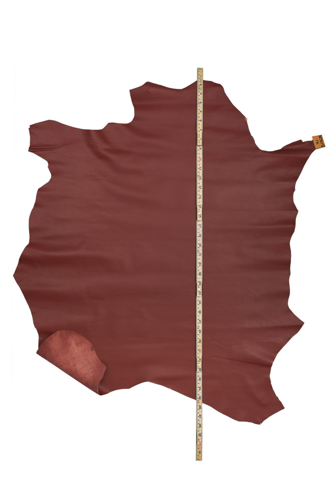 Pelle rosso mattone, NAPPA liscia...