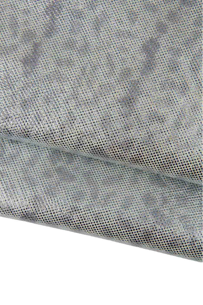 BOUNDLE of 4 grey steelmetal leather...