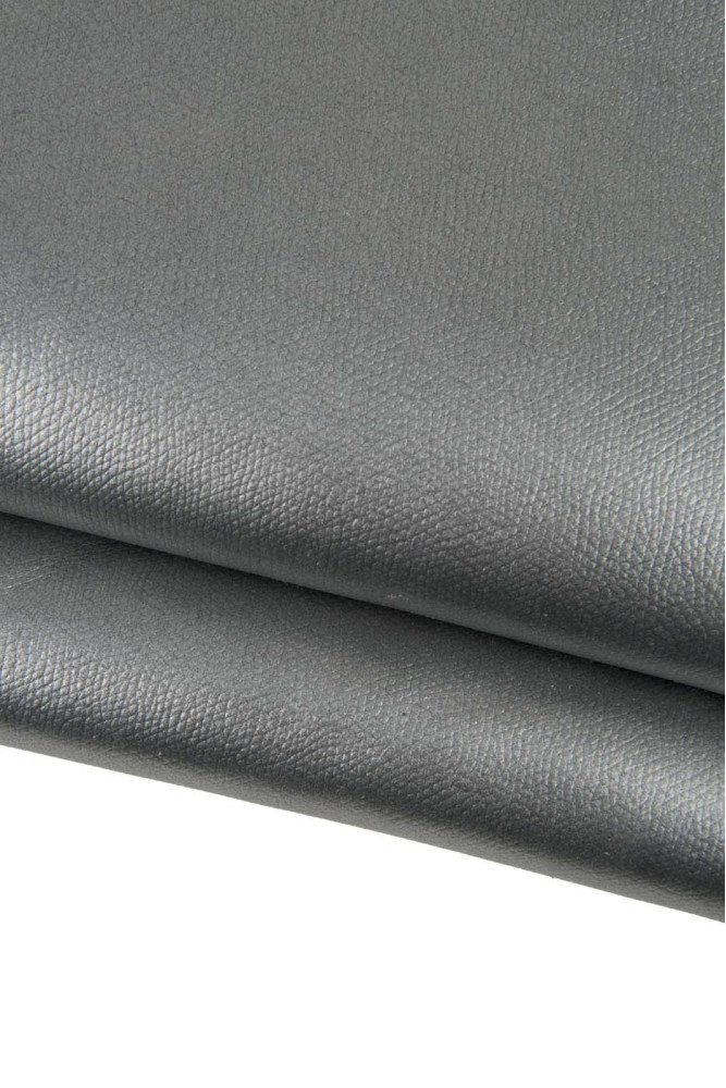 LOTTO di 4 pezzi di pelle grigio...